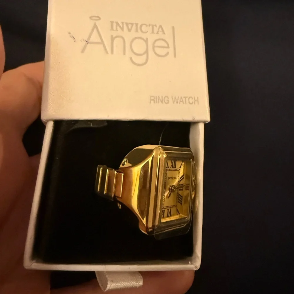Invicta Mini Angel Women's Ring Watch - 18mm, Gold - Picture 2 of 3